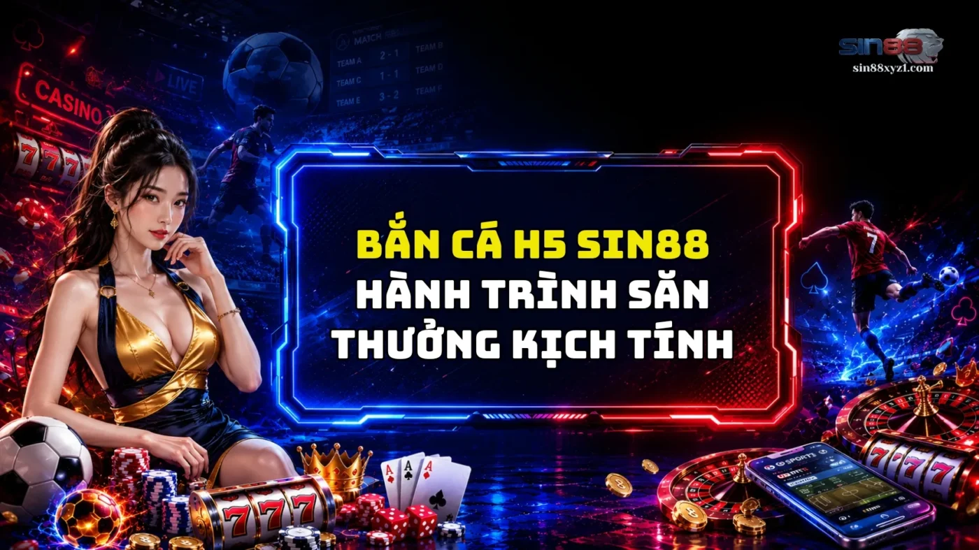 Bắn Cá H5 SIN88 – Hành Trình Săn Thưởng Kịch Tính Tại SIN88