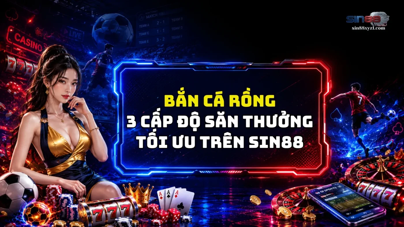 Bắn Cá Rồng - 3 Cấp Độ Săn Thưởng Tối Ưu Cho Tay Chơi Sin88