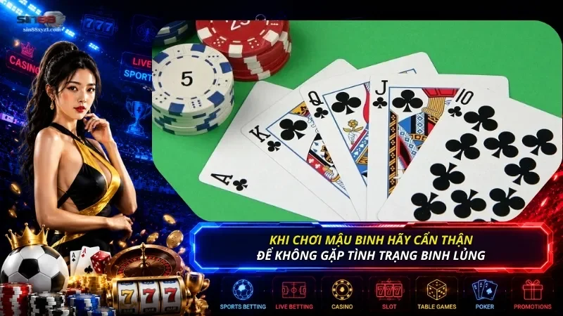 Nếu sắp xếp sai thứ tự mạnh yếu giữa các chi, bạn sẽ gặp tình trạng binh lủng