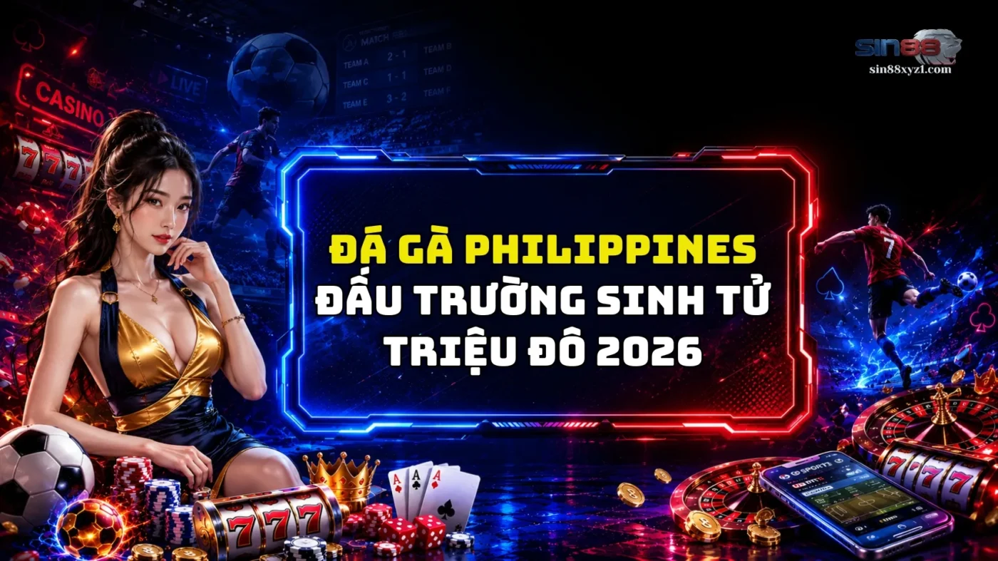 Đá Gà Philippines SIN88 - Đấu Trường Sinh Tử Triệu Đô 2026