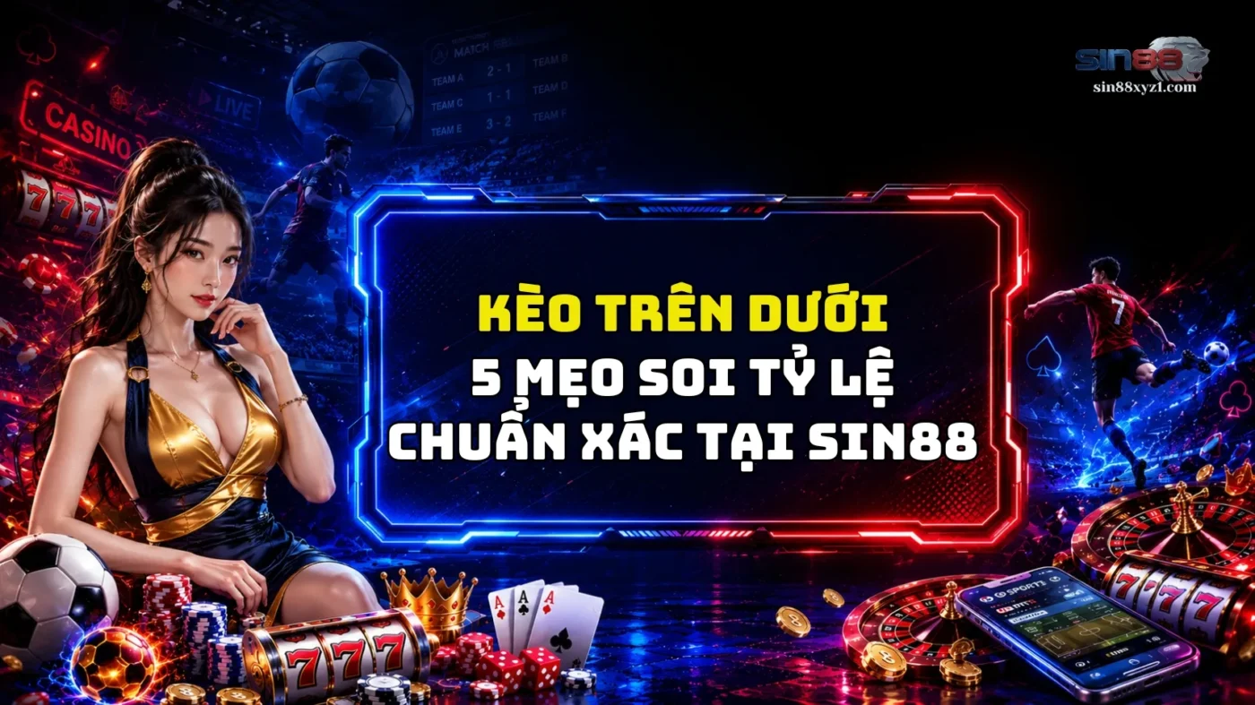 Kèo Trên Dưới - Bật Mí 5 Mẹo Soi Tỷ Lệ Chuẩn Xác Tại Sin88