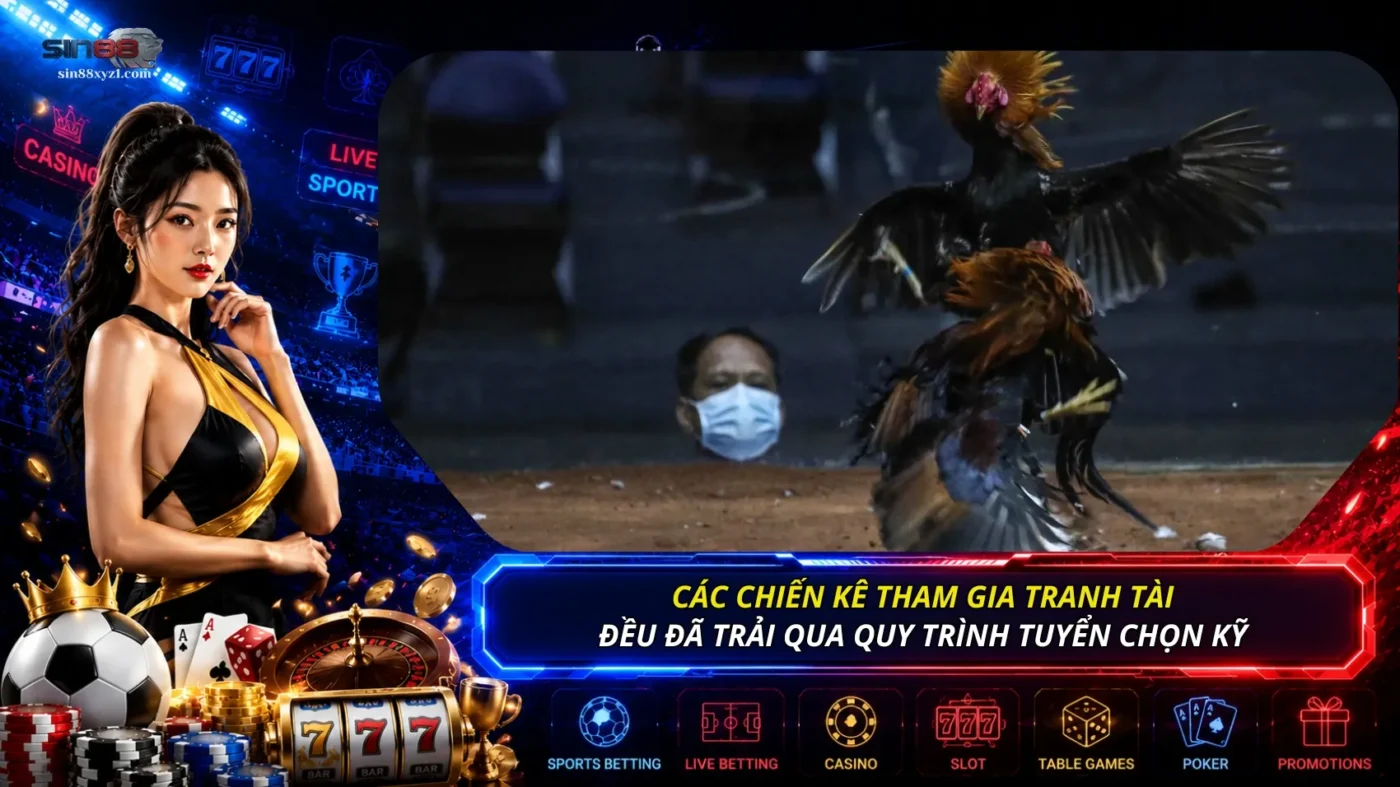 Các chiến kế tham gia tranh tài đều đã trải qua quá trình tuyển chọn kỹ trước khi thi đấu